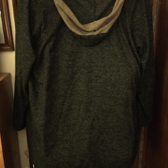 Ladies Hooded Cardigan Sweater - Picture 2 of 2